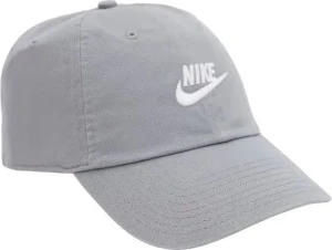 Бейсболка Nike U NSW H86 FUTURA WASH CAP серая 913011-073