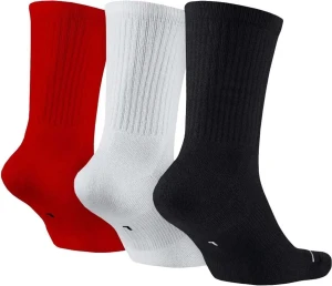 Носки Nike JORDAN U J ED CUSH POL CRE 3PR 144 разноцветные (3 пары) DX9632-902