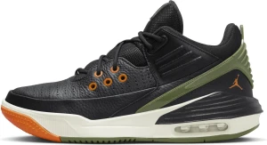Кроссовки Nike JORDAN MAX AURA 5 черно-зелено-оранжевые DZ4353-003