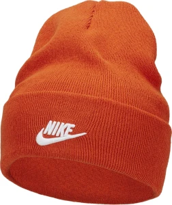 Шапка Nike U PEAK BEANIE TC FUT L оранжевая FB6528-893