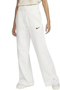 Спортивні штани жіночі Nike W NSW PHNX FLC HR PANT WIDE білі DQ5615-133