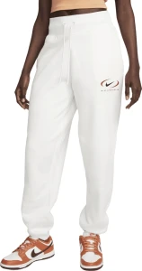 Спортивні штани жіночі Nike NS PHNX FLC HR OS PANT PRNT білі FN7716-133