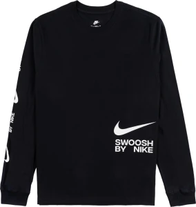 Лонгслив Nike TEE LS BIG SWOOSH черный FJ1119-010
