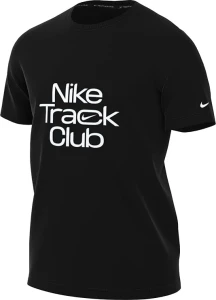 Футболка Nike M NK DF TRACK CLUB HYVERSE SS черная FB5512-010