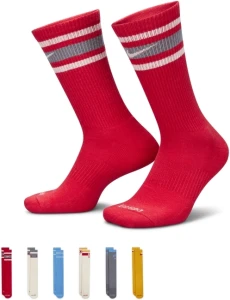 Шкарпетки Nike U NK ED PLS CSH CRW 6P 144 RTO різнокольорові (6 пар) DX7670-910