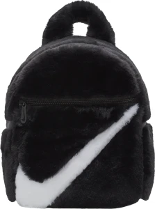 Рюкзак жіночий Nike W NSW FTRA 365 FX FUR MINI BPK чорний FB3049-010