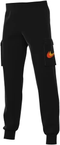 Спортивные штаны подростковые Nike B NSW SI FLC CARGO PANT BB черные FZ4718-010