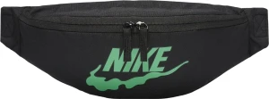 Сумка на пояс Nike NK HRITGE WSTPCK-HMN CRFT GRX 3L черно-зеленая FN0892-010