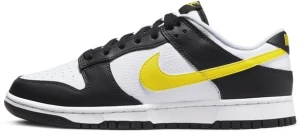 Кроссовки Nike DUNK LOW бело-черно-желтые FQ2431-001