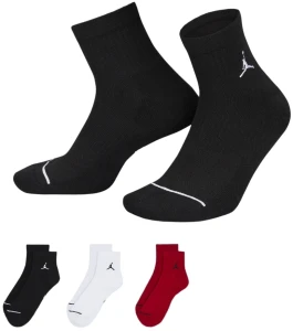 Носки Nike JORDAN U J ED CUSH POL A LE 3PR 144 черно-бело-красные (3 пары) DX9655-902