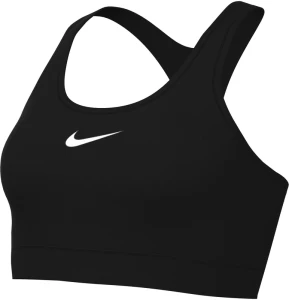 Топ жіночий Nike W NK SWSH MED SPT BRA чорний DX6821-010