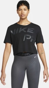 Футболка женская Nike W NK PRO GRX SS черная FQ4985-010