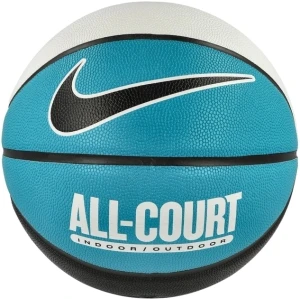 Баскетбольний м'яч Nike EVERYDAY ALL COURT 8P DEFLATED бірюзово-чорно-білий Розмір 7 N.100.4369.110.07