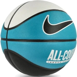 Баскетбольный мяч Nike EVERYDAY ALL COURT 8P DEFLATED бирюзово-черно-белый Размер 7 N.100.4369.110.07