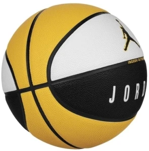 Баскетбольный мяч Nike JORDAN ULTIMATE 2.0 8P DEFLATED желто-черно-белый Размер 7 J.100.8254.153.07