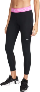 Лосіни жіночі Nike W NP 365 MR 7/8 TIGHT чорно-рожеві DV9026-013