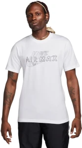 Футболка Nike M AIR MAX SS TEE белая FV5593-100