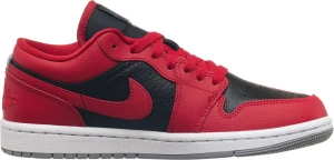 Кросівки жіночі Nike AIR JORDAN 1 LOW SE червоно-чорно-сірі DR0502-600
