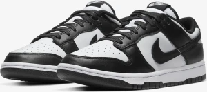Кроссовки Nike DUNK LOW RETRO бело-черные DD1391-100