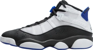 Кросівки баскетбольні Nike JORDAN 6 RINGS біло-чорно-сині 322992-142