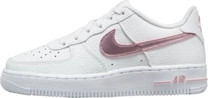 Кроссовки подростковые Nike AIR FORCE 1 GS бело-розовые CT3839-104
