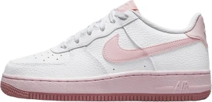 Кроссовки подростковые Nike AIR FORCE 1 GS бело-розовые CT3839-107