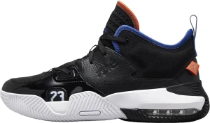 Кросівки баскетбольні Nike JORDAN STAY LOYAL 2 чорно-синьо-жовтогарячі DQ8401-048