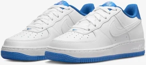 Кроссовки подростковые Nike AIR FORCE 1 ESS (GS) бело-синие DV1331-101