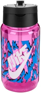 Бутылка для воды Nike TR RENEW RECHARGE STRAW BOTTLE 16 OZ 437 мл розово-синяя N.100.7641.660.16