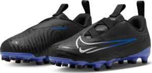 Бутсы детские Nike JR PHANTOM GX ACADEMY FG/MG черно-синие DD9549-040