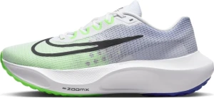 Кроссовки беговые Nike ZOOM FLY 5 бело-салатово-синие DM8968-101