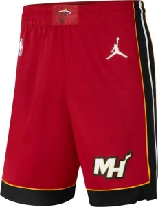 Шорты баскетбольные Nike MIAMI HEAT MDF NBA  SWINGMAN SHORT ST20 красно-черные CV9566-608