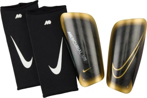 Щитки футбольные Nike NK MERC LITE - FA22 черно-золотые DN3611-013