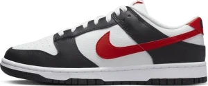 Кросівки Nike DUNK LOW RETRO біло-чорно-червоні FB3354-001