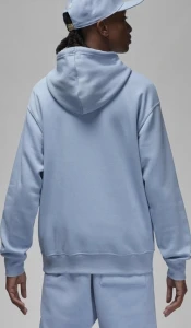 Толстовка Nike JORDAN M J ESS FLC BASELINE HOODIE голубая FD7545-436