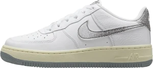 Кроссовки подростковые Nike AIR FORCE 1 LV8 3 (GS) бело-серые DX1657-100