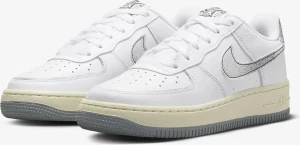 Кроссовки подростковые Nike AIR FORCE 1 LV8 3 (GS) бело-серые DX1657-100