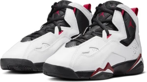 Кросівки баскетбольні підліткові Nike JORDAN TRUE FLIGHT (GS) біло-чорно-червоні 343795-100