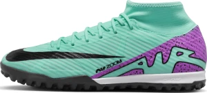 Сороконіжки (шиповки) Nike MERCURIAL ZOOM SUPERFLY 9 ACADEMY TF бірюзово-фіолетові DJ5629-300