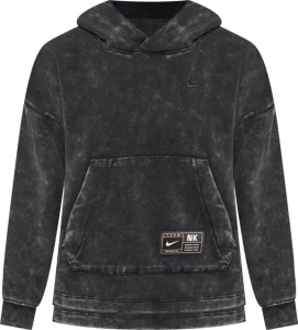 Худи подростковое Nike K NK COB FLC PO HOODIE WASH черное FZ5266-010