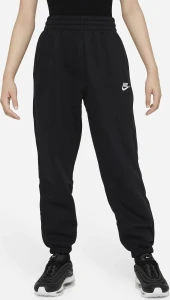 Спортивні штани підліткові Nike G SPORTSWEAR CLUB FLEECE LOOSE TROUSERS LBR чорні FD2933-010