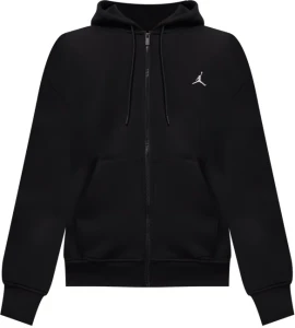 Толстовка Nike JORDAN BROOKLYN FLEECE FULL-ZIP HOODIE черная FV7289-010