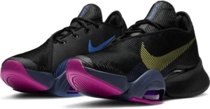 Кроссовки для тренировок женские Nike AIR ZOOM SUPERREP 2 черно-желто-сине-розовые CU5925-010