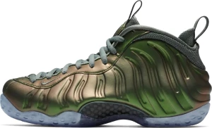 Кроссовки женские Nike AIR FOAMPOSITE ONE зелено-коричневые AA3963-001