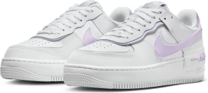 Кроссовки женские Nike AIR FORCE 1 SHADOW бело-светло-фиолетовые FN6335-102