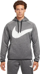 Худи Nike TF HOODIE SWOOSH PO серое FZ1072-010