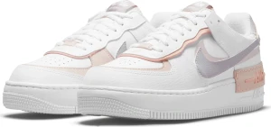 Кроссовки женские Nike AIR FORCE 1 SHADOW бело-персиковые CI0919-113