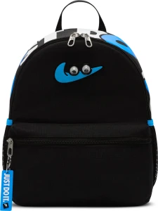 Рюкзак подростковый Nike BRASILIA JDI MINI BACKPACK SWOOSHY черно-синий FZ7259-010