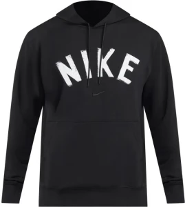 Худи Nike SWOOSH DRI-FIT FRENCH TERRY PULLOVER FITNESS HOODIE черное FV9919-010