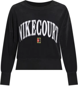 Світшот жіночий Nike NIKECOURT HERITAGE OVER-OVERSIZED чорний FQ2242-010